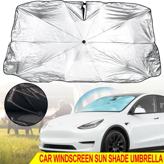Car Windshield Sun Shade Umbrella Foldable Front Window Cover Sunshade Visor