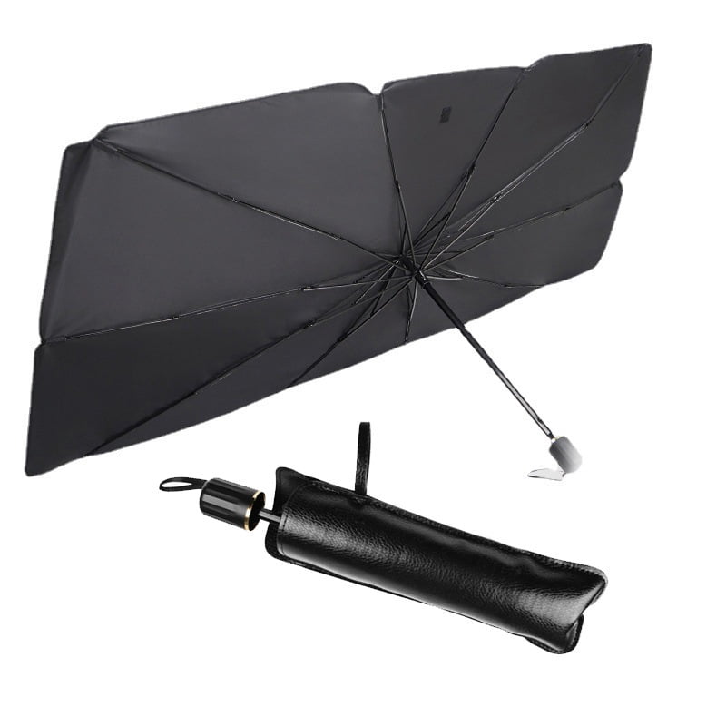Car Windshield Sun Shade Umbrella - Foldable Car Umbrella Sunshade Cover UV  Block Car Front Window (Heat Insulation Protection) for Auto Windshield  Covers Most Cars (Large) 
