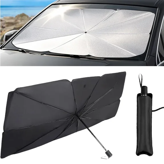 Car Windshield Sun Shade Umbrella for Tesla Model 3/Y Front Window Cover Visor