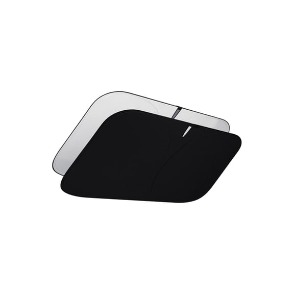 Car Windshield Sun Shade, Window Heat Blocker, 58X27 In, Reflective Surface, Heat Protection, Compact Storage, Sedans Suvs, Black, 1 Pc