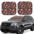 Car Windshield Sun Shade Winter Holiday Christmas Foldable Car Sun