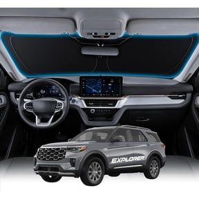 Witem Windshield Sun Shade for Ford Explorer (2020-2026), Custom Fit 100% Coverage, Blocks Sunlight & Reflects Heat, Keeps Your Car Cooler & Protected