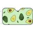 thumbnail image 1 of Car Windshield Sunshade Blocks Avocado Seamless Green Sun Visor Protector Foldable Sun Shield For Vehicle Car Truck SUV Van 55x27.5 inches Keep Vehicle Cool, 1 of 6