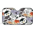 thumbnail image 1 of Car Windshield Sunshade Blocks Cute Animal Sun Visor Protector Foldable Sun Shield For Vehicle Car Truck SUV Van 55x27.5 inches Keep Vehicle Cool, 1 of 6