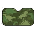 thumbnail image 1 of Car Windshield Sunshade Blocks Sun Visor Protector Dinosaur Army Camouflage Foldable Sun Shield For Vehicle Car Truck SUV Van 51x27.5 inches Keep Vehicle Cool, 1 of 6