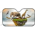 thumbnail image 1 of Car Windshield Sunshade Blocks Sun Visor Protector Wild Animals Foldable Sun Shield For Vehicle Car Truck SUV Van 51x27.5 inches Keep Vehicle Cool, 1 of 6