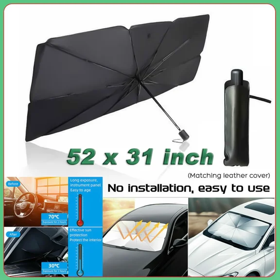 Car Windshield Sunshade Cover Umbrella Foldable Front Window Visor Sun Shade Usa