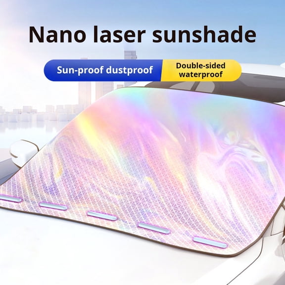 Car Windshield Sunshade Cover with Magnets Front Window UV Sun Protection Cover Universal Auto SUV Front Windscreen Shade Cover