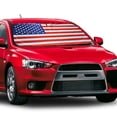 thumbnail image 1 of Car Windshield Sunshade, Flag Pattern Front Auto Car Window Sunshade, Sun Visor Foldable Sunshade Protector (59x33.5in), 1 of 11