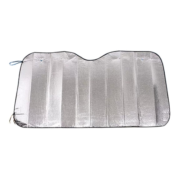 Car Windshield Sunshade - Foldable Reflective Sun Visor for Auto Front Window, Keeps Car Cool, Blocks UV Rays, Easy Storage (51.2" x 23.6" / 55.1" x 27.6")