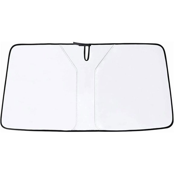 Car Windshield Sunshade, Foldable Reflective Vehicle Front Window Sun Protector for Blocks UV Rays, Universal Auto Interior Cooling Cover Accessories for Trucks SUVs (Large)