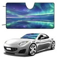 thumbnail image 1 of Car Windshield Sunshade Umbrella - Foldable Car Windshield Sun Shade Cover, Layers UV Block Coating, 55"x30" Front Window Heat Insulation Protection, for Auto Sedan, SUV Windshield, 1 of 8