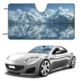 thumbnail image 1 of Car Windshield Sunshade Umbrella - Foldable Car Windshield Sun Shade Cover, Layers UV Block Coating, 55"x30" Front Window Heat Insulation Protection, for Auto Sedan, SUV Windshield, 1 of 8