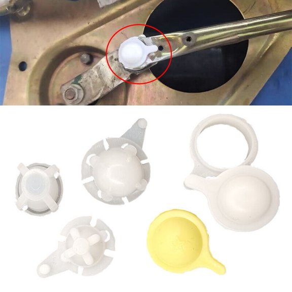 Car Windshield Wiper Linkage Bushing Kit Plastic Wipers Linkage Bush Front Wiper Connecting Rod Ball Bowl Connecting Buckle by Coconut Ok
