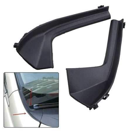 Car Windshield Wiper Side Trim Cover 66895-ED50A+66894-ED500 for Nissan Tiida