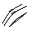 Car Wiper for Renault Megane 3 Hatchback Coupe 2008-2016 Front Rear Windshield Windscreen Wiper Blade Rubber Accessories 24" + 16" 14" 2008 2009 2010 2011 2012 2013 2014 2015 2016