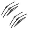 Car Wiper for Renault Megane 2 2002-2006 Front Rear Windshield Windscreen Wiper Blade Rubber Accessories 24" + 18" 9" 2002 2003 2004 2005 2006