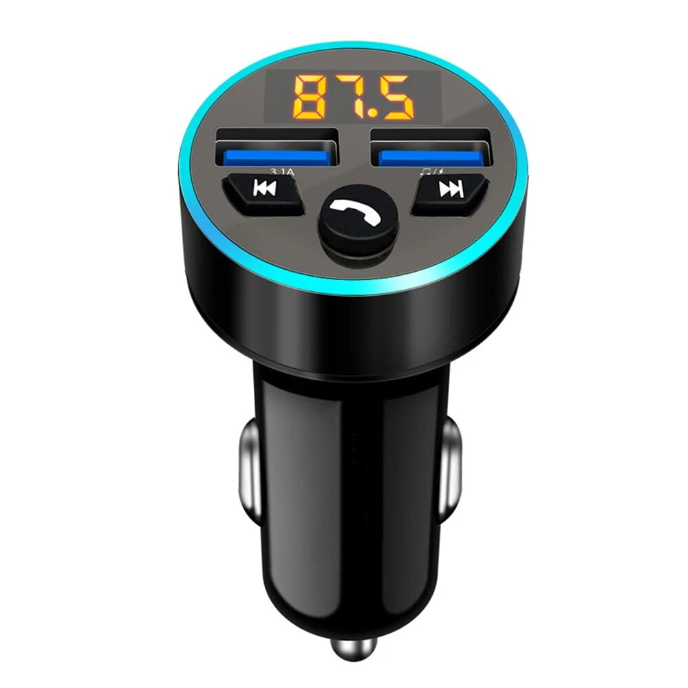Car Wireless Bluetooth 5.0 FM Radio Transmitter USB MP3 Radio Charger