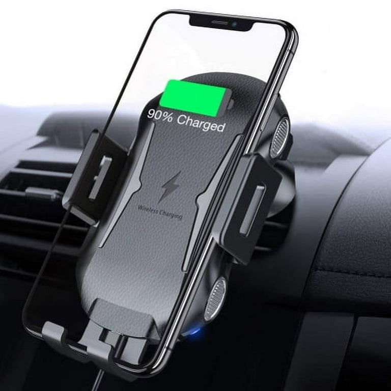 Car Wireless Charger Mount for iPhone 11/Pro/Max - Air Vent Holder Fast  Charge Cradle Dock Auto Sensor 10W and 7.5W AC Louver Compatible With  iPhone