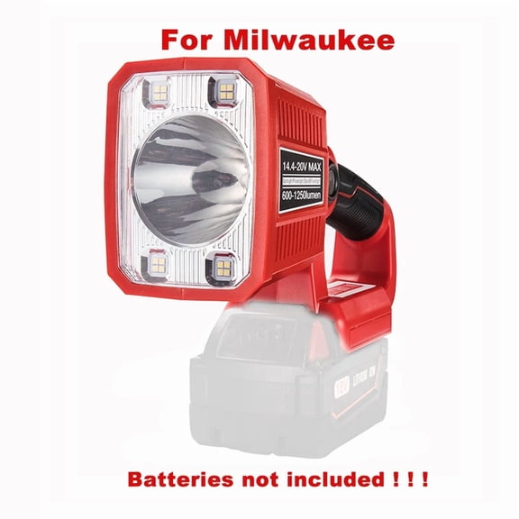 Car Working Lamp Li-ion Battery Adapter USB Charger Outdoor Work Light For Mil*wau*kee 18V Battery
