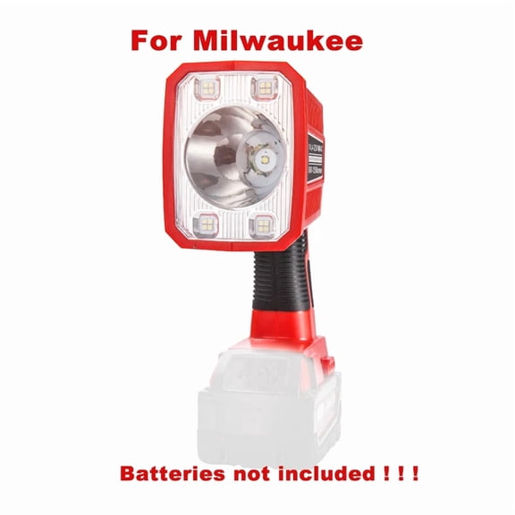 Car Working Lamp Li-ion Battery Adapter USB Charger Outdoor Work Light For Mil*wau*kee 18V Battery