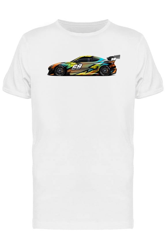 Car Wrap Decal Design T-Shirt Men -Image by Shutterstock, Male x-Large