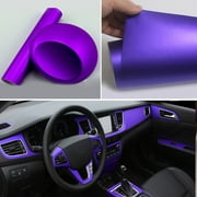 Car Wrap Satin Matte Chrome Vinyl Sticker Purple 12in x 60in