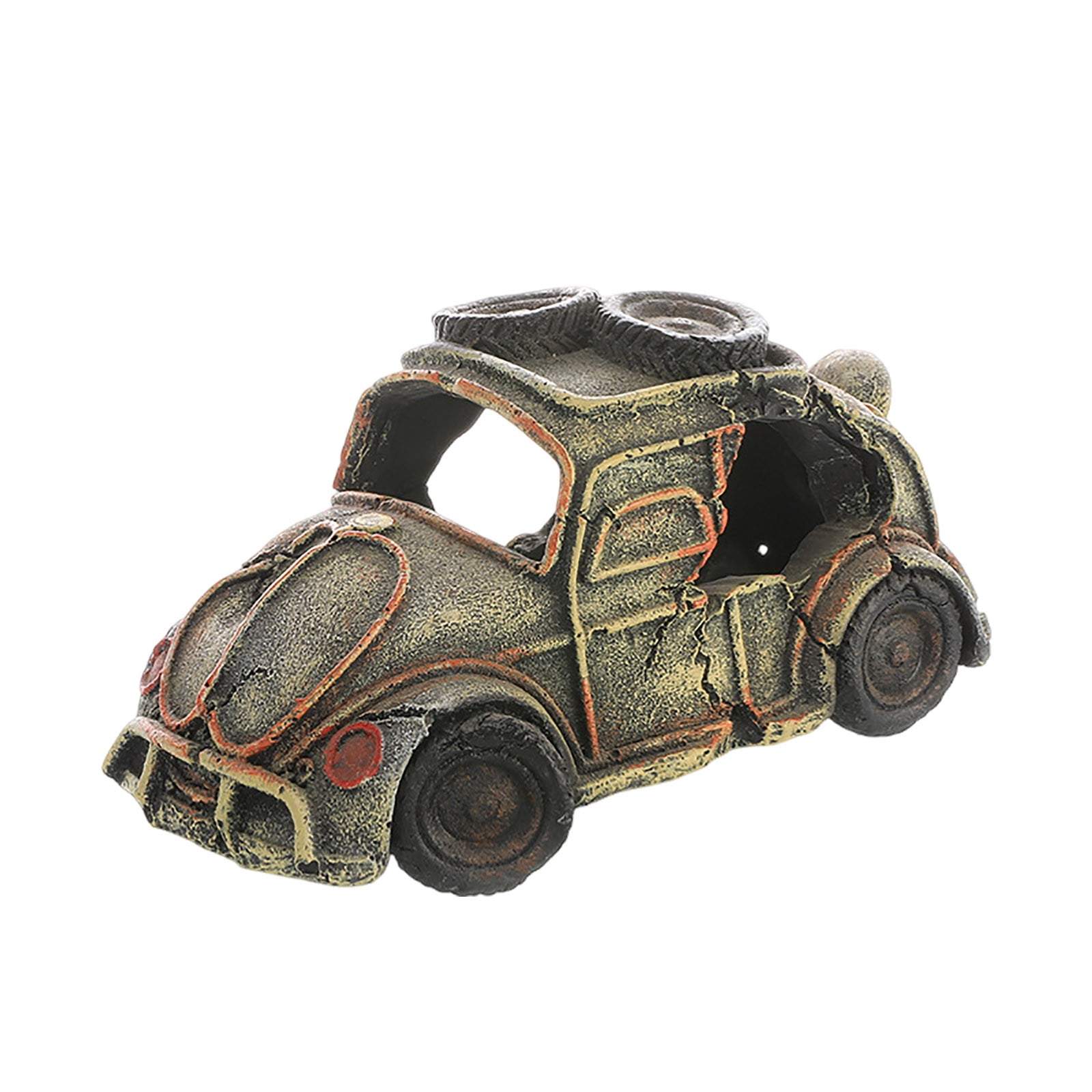 car fish tank accessories Zerodis FishDecor, Decorations for Aquarium Simulation Resin Sedan Car FishAquarium Ornaments Decor Imitation Car Wreck Aquarium Ornament : Pet Supplies LIOOBO Aquarium Car Ornament Resin