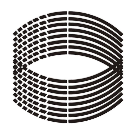 Car and Decals | Custom Waterproof for Wheels, Rims, Cars, Motorcycles, Automotive Modification, Pack of 16