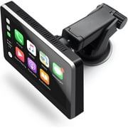 Car and Driver INTELLIDASH with Apple Carplay and Android Auto, 7 IPS Touchscreen Multimedia Player with Bluetooth, Mirror Link, SiriusXM, Google, Siri Assistant Dash or Windshield Mounted