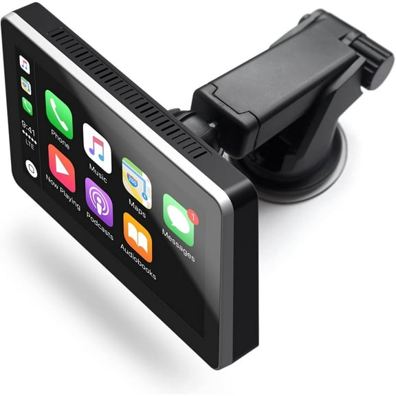 Car and Driver Intellidash Dash Mount 7 in Touch Screen with Apple CarPlay and Android Auto