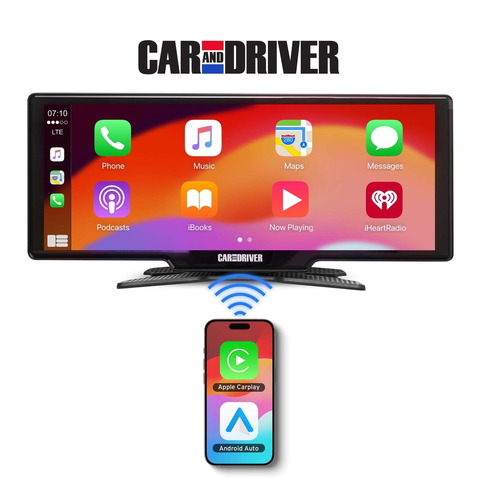 Car and Driver Intellidash Pro X10 Wireless Carplay, New, 10