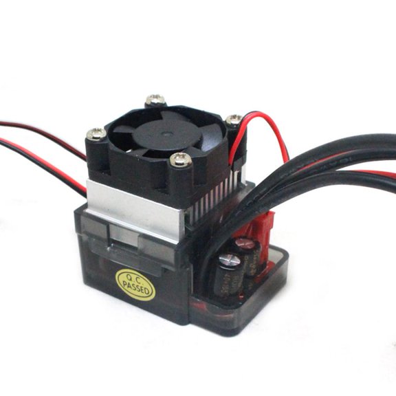 Car and Ship Model Speed Controller with Cooling Fan Automatic Center Positioning for Model Cars Spare