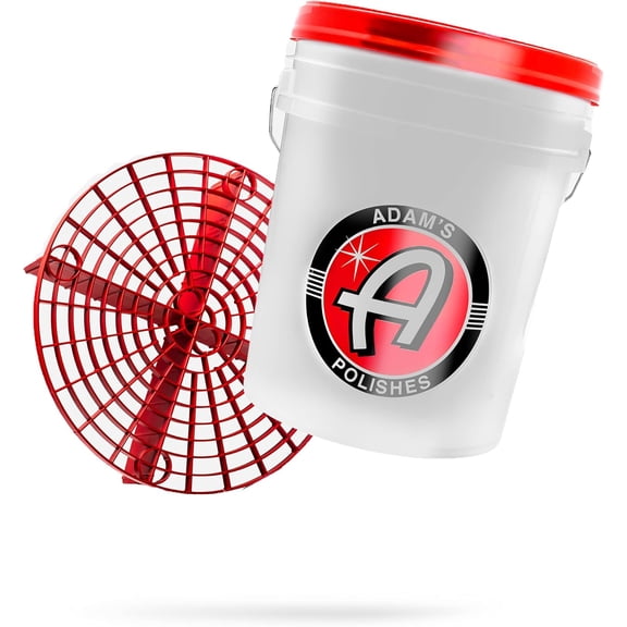 Car ash Bucket (5 Gallon + Gamma Seal Lid), Perfect Tool for ashing & Gara Stora, Stores Soap, Foam Cannon, Gun, Microfiber Toels More
