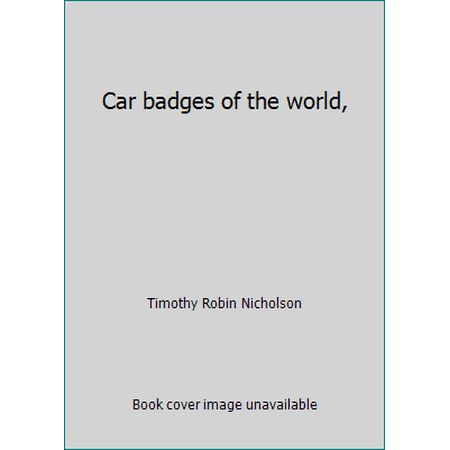 Pre-Owned Car badges of the world, (Hardcover) 0828100357 9780828100359