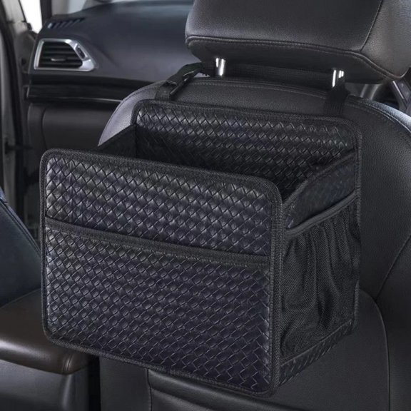 Car center armrest box storage box mesh pocket between seat bag storage phone storage box small foldable sundries torage box