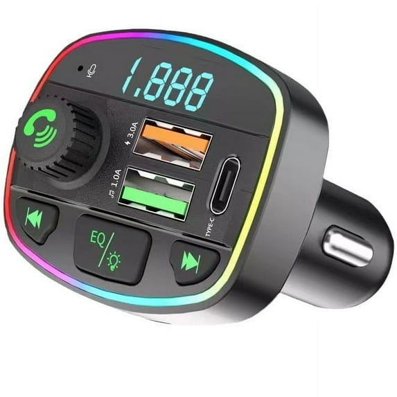Car charger Bluetooth MP3 player Hands-free calling Bluetooth transmitter Car cigarette lighter