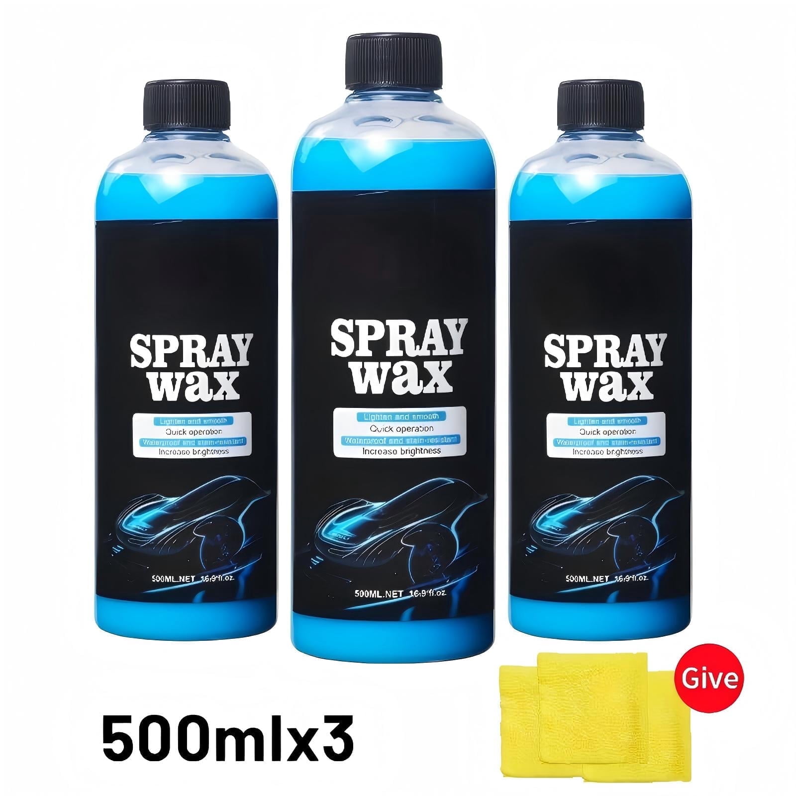 High-quality 3-in-1 Nano-ceramic Coating Spray - Scratch-resistant High-gloss Finish, Easy To Apply To All Paint Types/vehicles, Long-lasting Protection Kit (restore Gloss, Enhance Care)