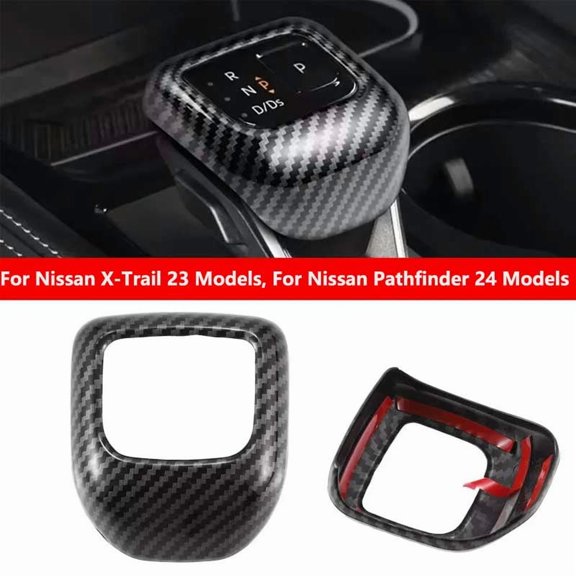 Car gear head sticker, gear interior protection shell, gear cover modification, car interior accessories suitable for Nissan X-Trail 23 models
