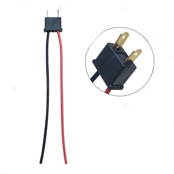 Car general headlight cable H7 male connector plug wire bulb socket halogen lamp adapter bracket