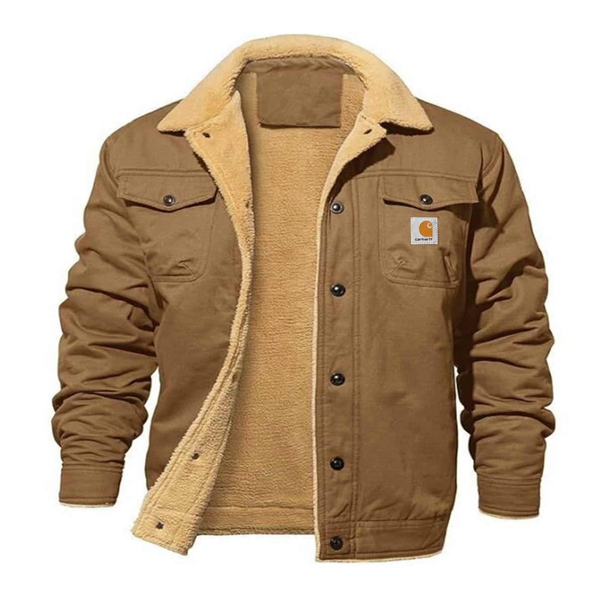 Car_hartt Men's Relaxed Fit Duck BlanketLined Detroit Jacket
