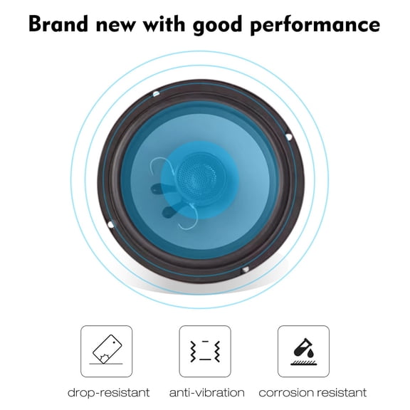 Car horn,Inch Car Stereo One Pair Universal Reference 6.5 Reference 6.5 Inch 6.5 Inch Car 100 Watt Stereo Kit One Audio 80w Universal O 100 Qudai Qisuo Co