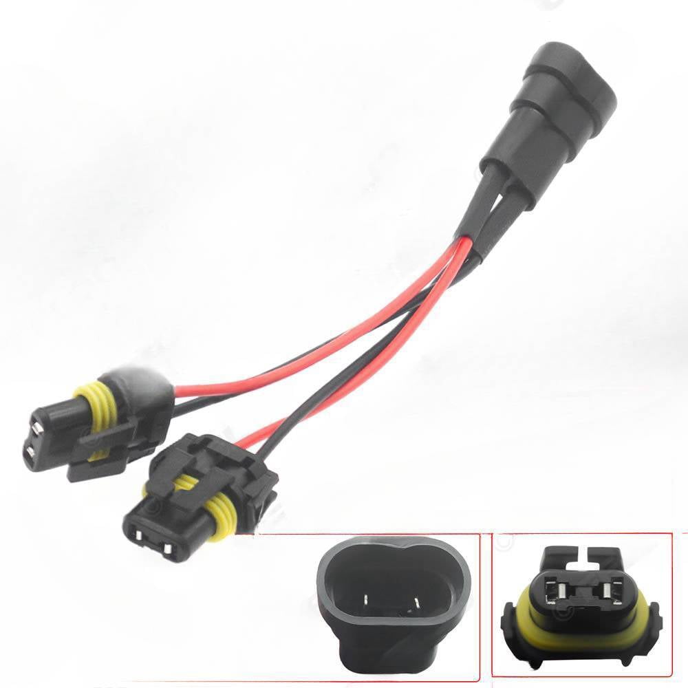 Car light adapter cable 9006 turn dual head 9006 HID/LED power cord Car ...