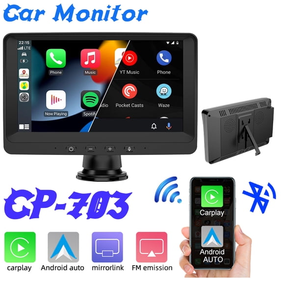Car multimedia system Portable Car screen for all cars GPS navigation ...