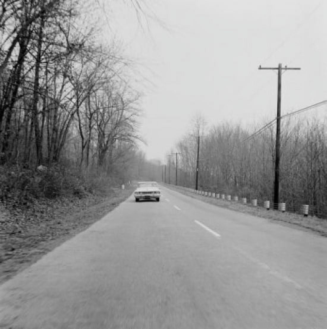 Car on country road Canvas Art -  (24 x 36)