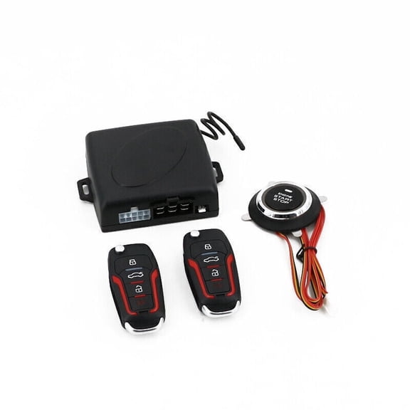 Car one key start keyless entry remote start intelligent button kit