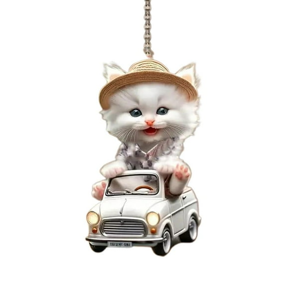 Car ornaments cute cat pendant car rearview mirror home decoration D6C0