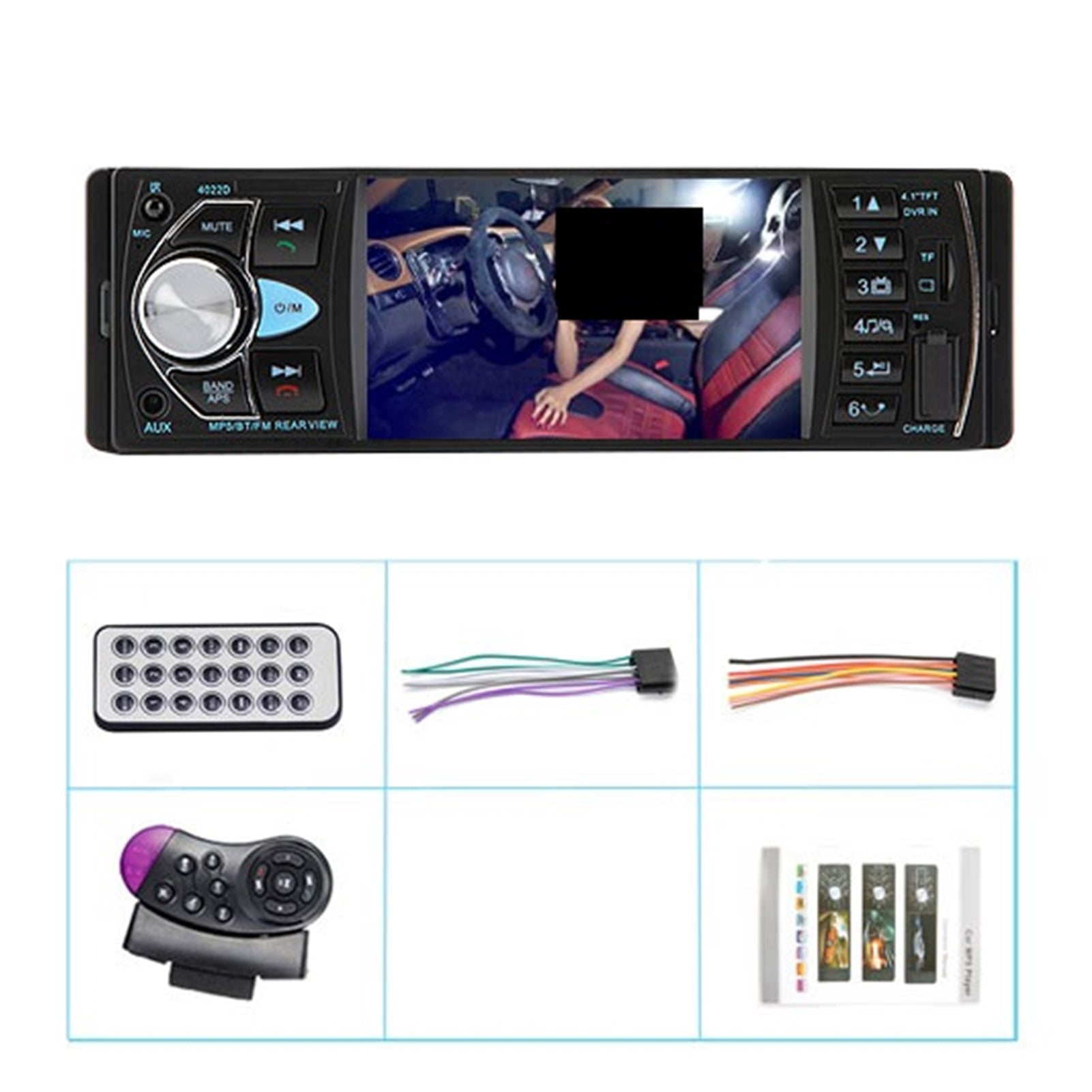 Car radio 1din stereo mp5 mp3 bluetooth radio fm usb autoradio 4.1 Inch ...