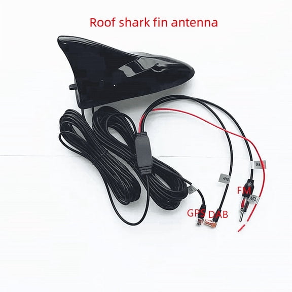 Car radio antenna car shark fin antenna three-in-One GPS + DAB + FM/AM enhanced amplifier antenna