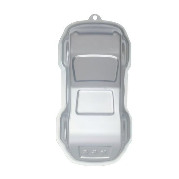 Kefixc Car shape Cake Pans, cake tin, aluminum cake pans for birthdayparty and other occasions cake, dessert making, Silver.